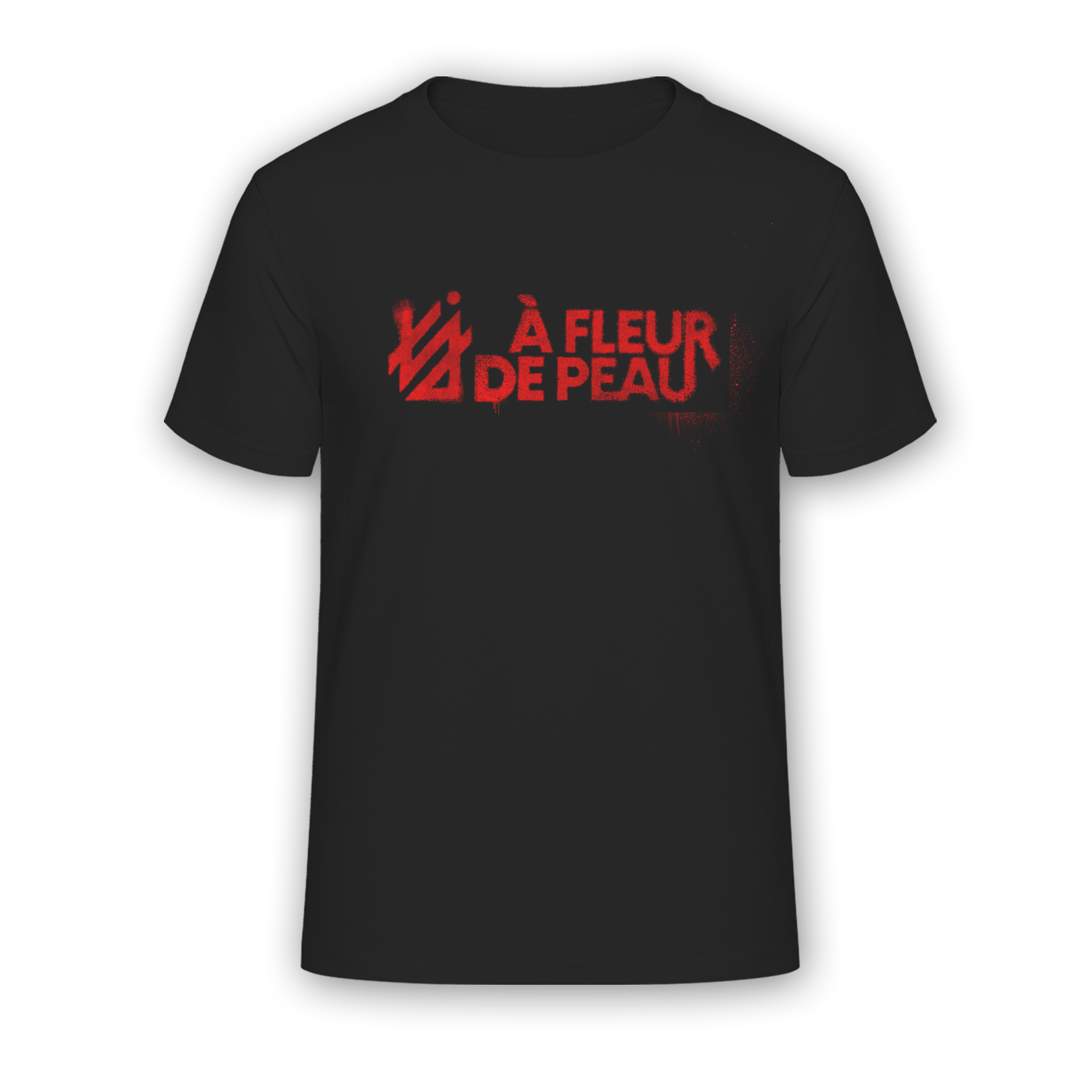 Vinyle gatefold splatter numéroté + T-shirt exclusif “À fleur de peau“ + Planche de stickers exclusive