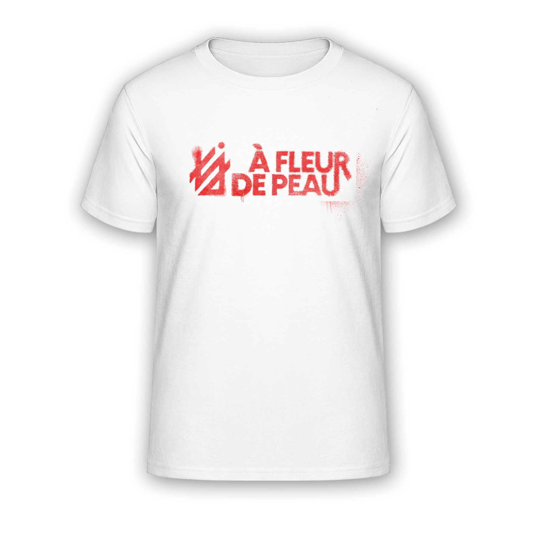 Vinyle gatefold splatter numéroté + T-shirt exclusif “À fleur de peau“ + Planche de stickers exclusive